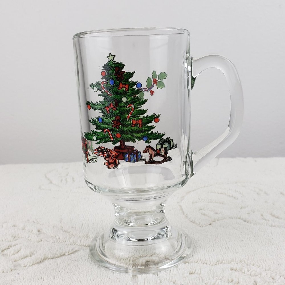 Spode Christmas Tree Footed Irish Coffee/Hot Choco